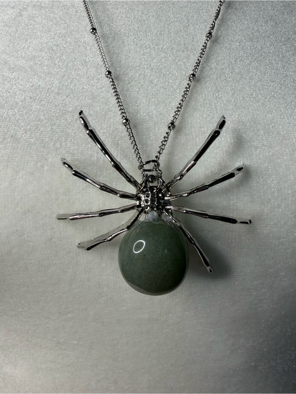 Green Aventurine Spider Pendant Necklace
Natural Stone